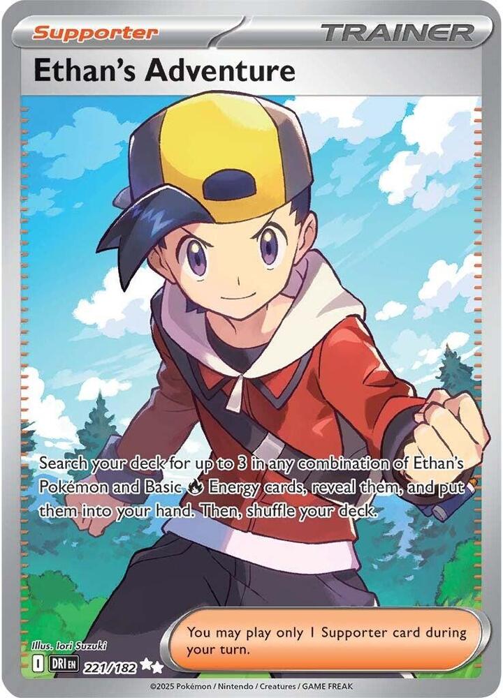 Ethan's Adventure - 221/182, SV10: Destined Rivals 221/182