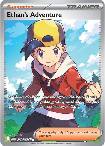 Ethan's Adventure - 221/182, SV10: Destined Rivals 221/182