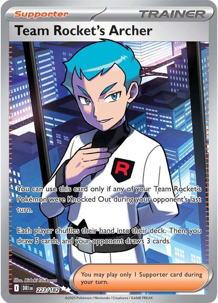 Team Rocket's Archer - 223/182, SV10: Destined Rivals 223/182