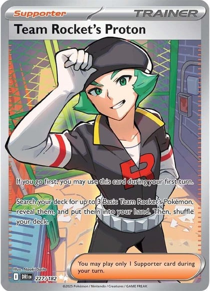Team Rocket's Proton - 227/182, SV10: Destined Rivals 227/182