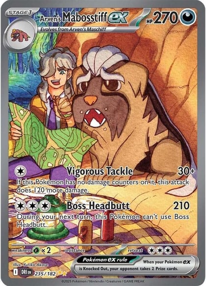 Arven's Mabosstiff ex - 235/182, SV10: Destined Rivals 235/182
