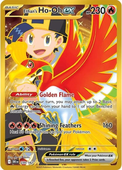 Ethan's Ho-Oh ex - 239/182, SV10: Destined Rivals 239/182