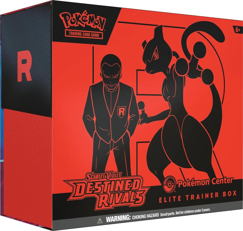Destined Rivals Pokemon Center Elite Trainer Box (Exclusive), SV10: Destined Rivals P624675