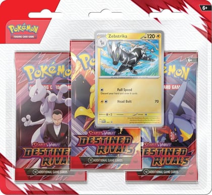 Destined Rivals 3 Pack Blister [Zebstrika], SV10: Destined Rivals P625684