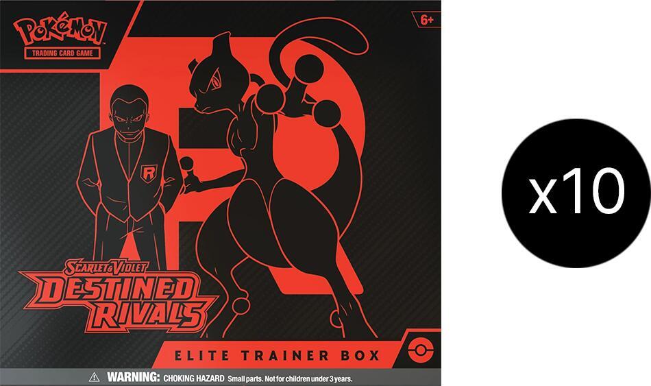 Destined Rivals Elite Trainer Box Case, SV10: Destined Rivals P628398