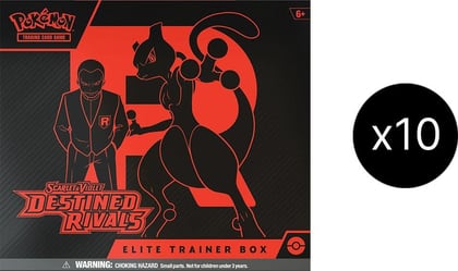 Destined Rivals Elite Trainer Box Case, SV10: Destined Rivals P628398