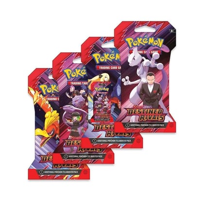 Destined Rivals Sleeved Booster Pack Art Bundle [Set of 4], SV10: Destined Rivals P635053