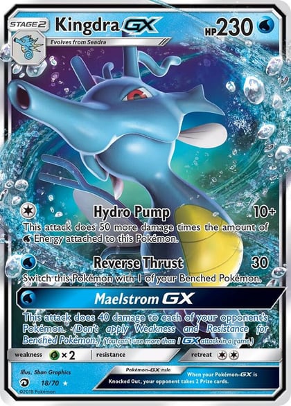 Kingdra GX, Dragon Majesty 18/70