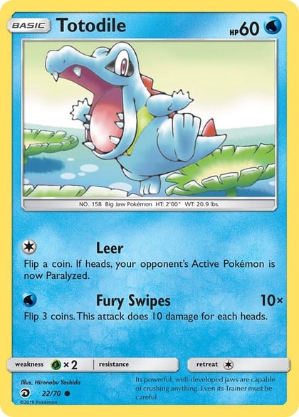 Totodile, Dragon Majesty 22/70