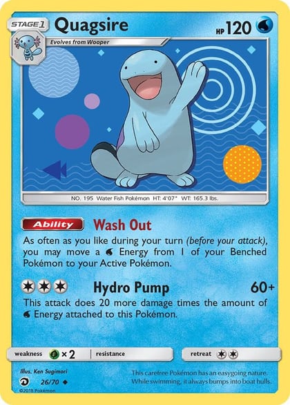 Quagsire, Dragon Majesty 26/70