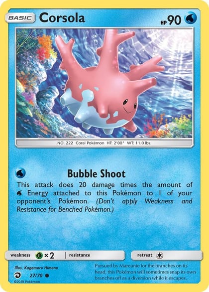 Corsola, Dragon Majesty 27/70