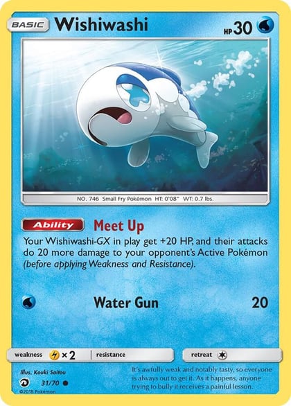 Wishiwashi, Dragon Majesty 31/70