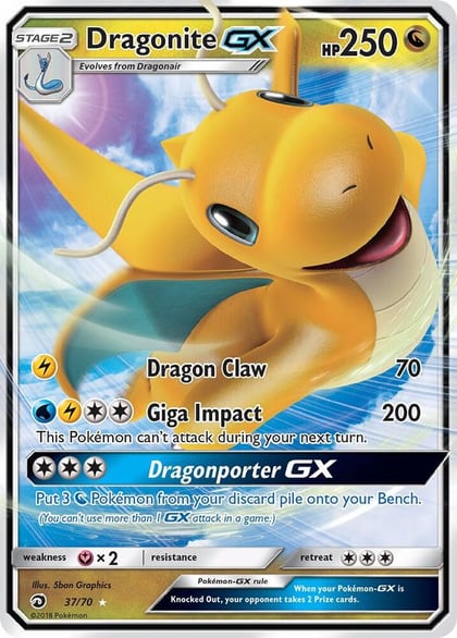 Dragonite GX, Dragon Majesty 37/70