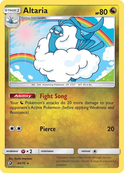 Altaria, Dragon Majesty 40/70