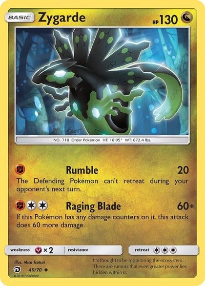 Zygarde, Dragon Majesty 49/70