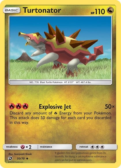 Turtonator, Dragon Majesty 50/70