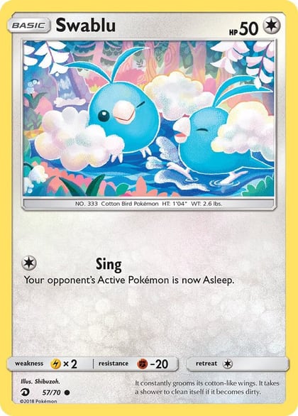 Swablu (57), Dragon Majesty 57/70
