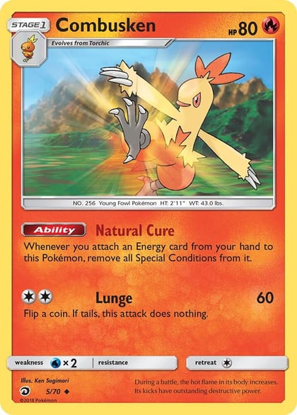 Combusken, Dragon Majesty 5/70
