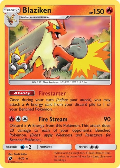 Blaziken, Dragon Majesty 6/70