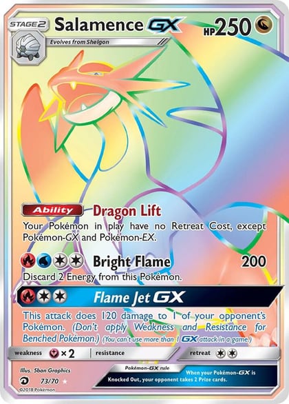 Salamence GX (Secret), Dragon Majesty 73/70