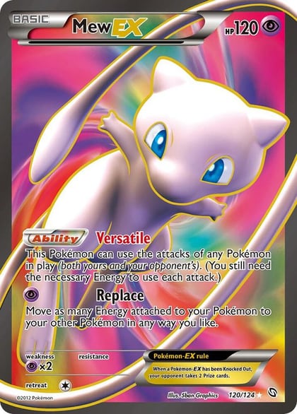 Mew EX (120 Full Art), Dragons Exalted 120/124