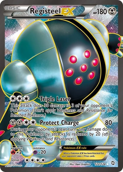 Registeel EX (122 Full Art), Dragons Exalted 122/124
