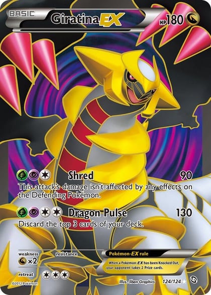 Giratina EX (124 Full Art), Dragons Exalted 124/124