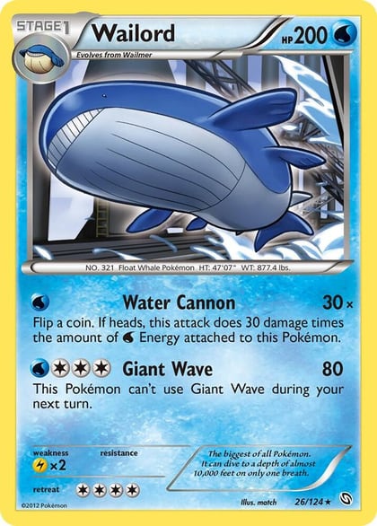 Wailord, Dragons Exalted 26/124