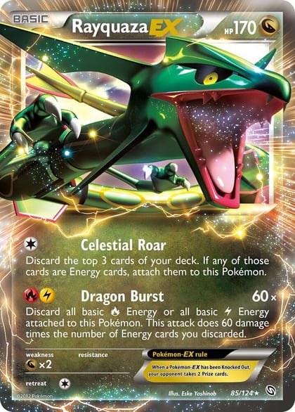 Rayquaza EX, Dragons Exalted 85/124