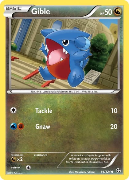 Gible (86), Dragons Exalted 86/124