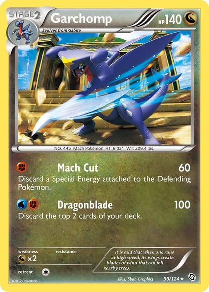 Garchomp (90), Dragons Exalted 90/124
