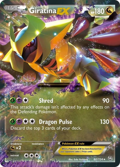 Giratina EX, Dragons Exalted 92/124