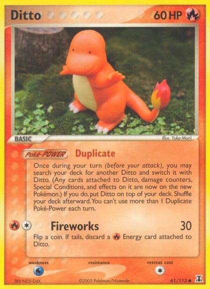 Ditto - 61/113 (Charmander), Delta Species 061/113