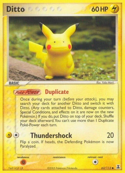 Ditto - 63/113 (Pikachu), Delta Species 063/113
