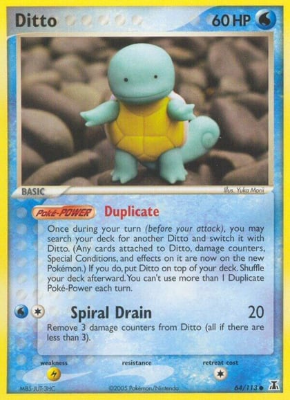 Ditto - 64/113 (Squirtle), Delta Species 064/113
