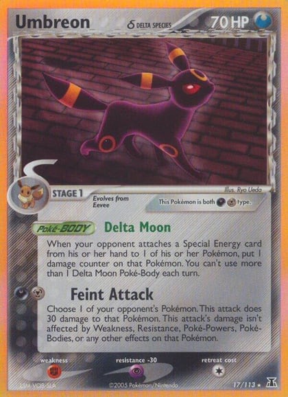 Umbreon (Delta Species), Delta Species 17/113