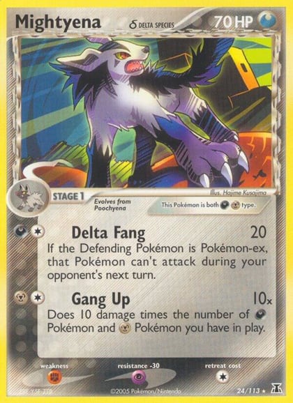 Mightyena (Delta Species), Delta Species 24/113