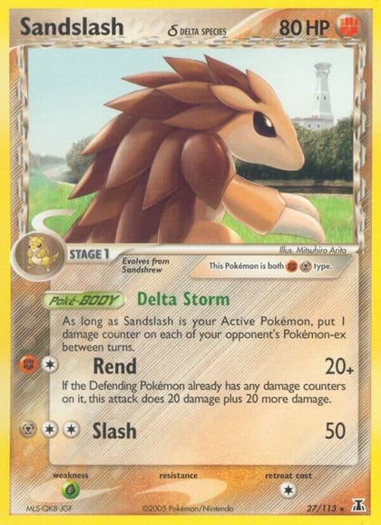 Sandslash (Delta Species), Delta Species 27/113
