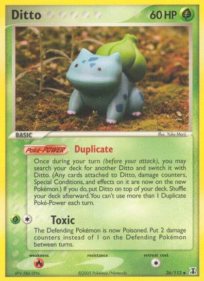 Ditto (Bulbasaur), Delta Species 36/113