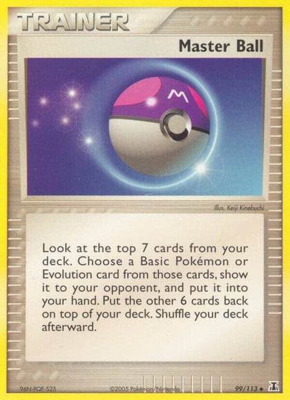 Master Ball, Delta Species 99/113