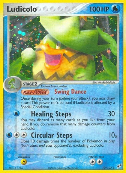 Ludicolo - 010/107, Deoxys 10/107