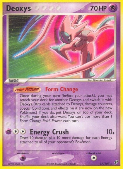 Deoxys (Attack Forme), Deoxys 17/107
