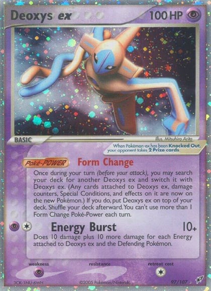 Deoxys ex (Normal Forme), Deoxys 97/107
