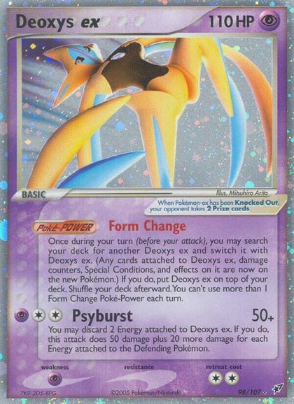 Deoxys ex (Attack Forme), Deoxys 98/107