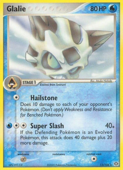 Glalie, Emerald 13/106