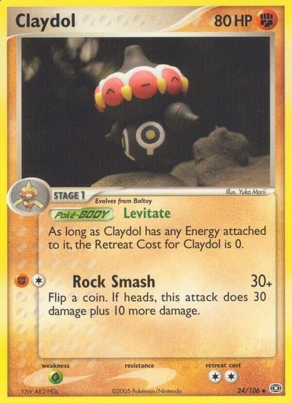 Claydol, Emerald 24/106
