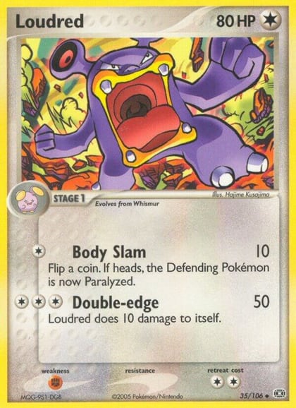 Loudred, Emerald 35/106