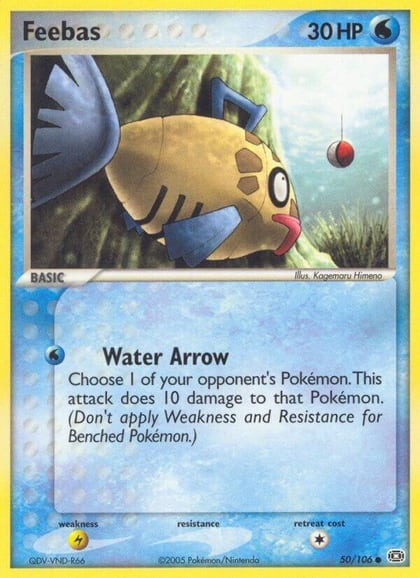 Feebas - 050/106, Emerald 50/106