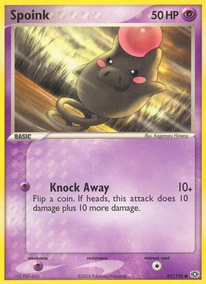 Spoink - 065/106, Emerald 65/106