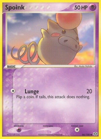 Spoink - 066/106, Emerald 66/106